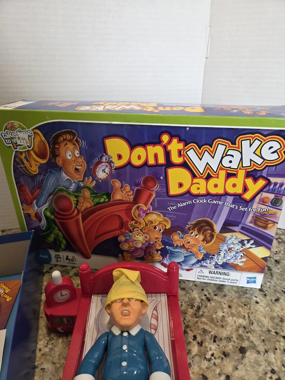 Don't Wake Daddy Board Game Hasbro Kids & Family 100% COMPLETE 2011 Preschool 3+